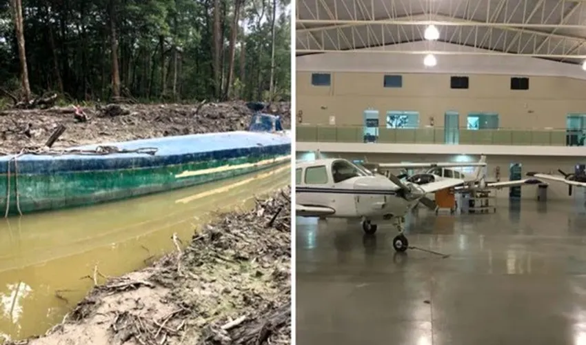Foto: Reprodução TV Anhanguera | Divulgação Polícia Federal