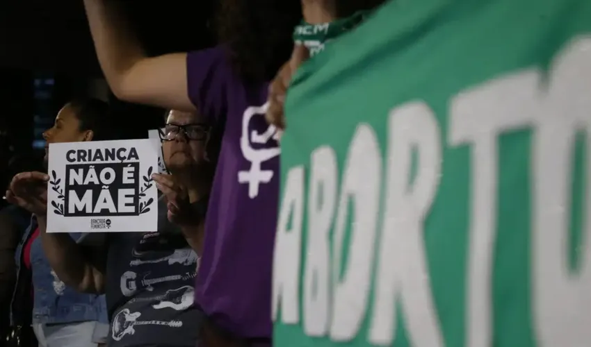 Campanha sobre aborto | Foto: Paulo Pinto | Agência Brasil
